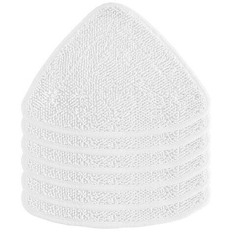 BUNTHAUS Lot de 6 lingettes microfibres lavables - chiffons de rechange pour balai vapeur, outil de nettoyage de plancher en tissu de remplacement pour Vileda OCedar，Chiffon de rechange Vileda OCedar,