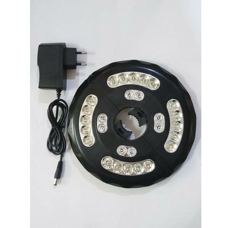 BUNTHAUS Lampes Pour Parasol, Rechargeable 28 LED Lumière de Parasol, Éclairage Lampe Parasol Patio 3 Modes de Luminosité, Luminaires Extérieure Pour Camping,Terrasse, Jardin, Tente [Classe énergétiqu