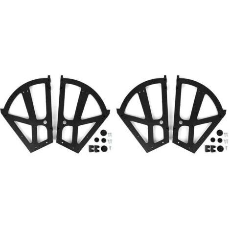 BUNTHAUS 4 pièces/ensemble chaussures charnières d\\'armoire, meubles de maison chaussures tiroir armoire charnière Flip plaque cadre tournant Rack accessoires de remplacement (1/5)