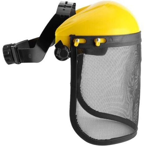 BUNTHAUS Casque de sécurité avec visière intégrale en maille pour débroussaillage et abattage Protection forestière et agricole-AIMOONSA