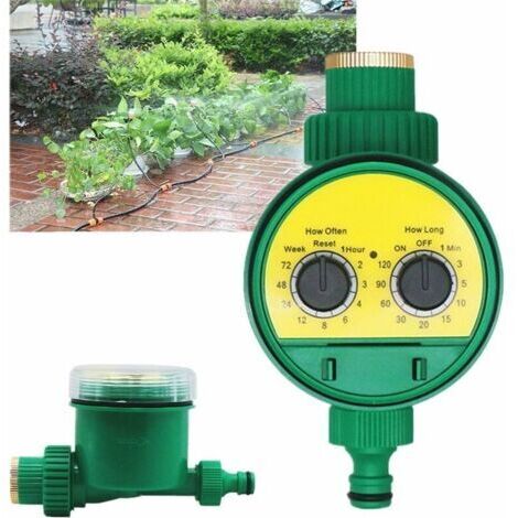 BUNTHAUS Programmateur d\\'Arrosage Automatique Numrique Multifonctionnel Minuterie avec Contrleur d\\'Arrosage Numrique d\\'Affichage pour Le Jardin Pelouse