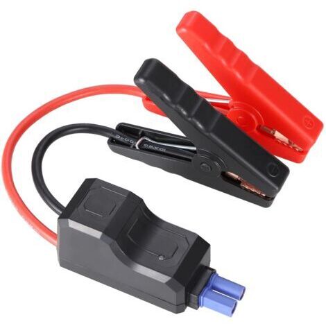BUNTHAUS 1 pièce câbles de pince de démarrage intelligents portables d'urgence pour automobile, pince crocodile de remplacement pour démarreur de saut de voiture portable 12.6V/16.8V