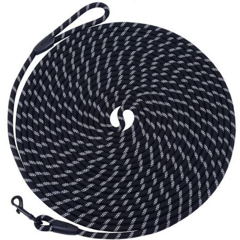BUNTHAUS Laisse longue réfléchissante pour chats 15,2 m. Longue durée de vie. Laisse sûre pour chatons, chiots, lapins et petits animaux. (1/3)