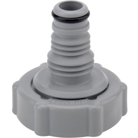 BUNTHAUS S'applique à la vanne de vidange P6H1419, adaptateur de drainage de tuyau de piscine, adaptateur de tuyau de vidange, connecteur de vanne de vidange (diamètre gris 32 mm) (1/4)