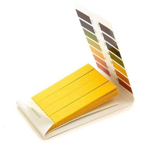 BUNTHAUS 80pcs Bandelette pH, Bandelettes de Test de valeur pH, plage de mesure 1-14, papier de test tournesol pour la aquariums salive Eau Test de sol