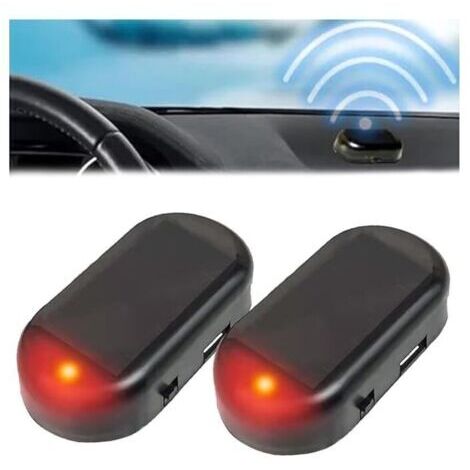 BUNTHAUS Les brouilleurs de voiture invisibles, les brouilleurs de voiture invisibles et les dispositifs antivol conviennent à différents modèles. (lumière rouge + lumière rouge)