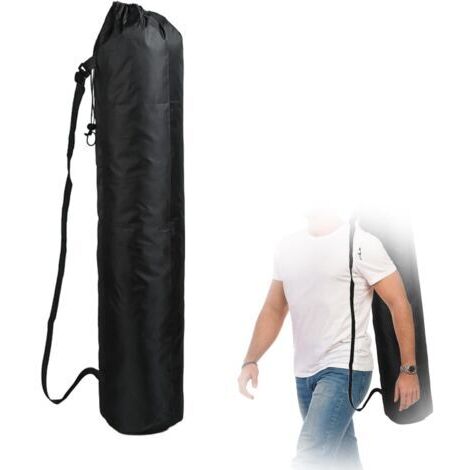 BUNTHAUS Housse de Parasol de Plage 145cm, Housse pour Parasol avec Poignée Résistante, Robuste Tissu Oxford de Protection, pour Parapluie de Plage, Accessoires de Voyage, Sports et Fitness(Noir)