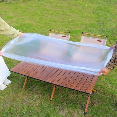 BUNTHAUS 10 pièces épaisses Housses anti-poussière Couverture transparente Couverture élastique de protection Réutilisable pour appareils ménagers, meubles, tables（60X120cm）