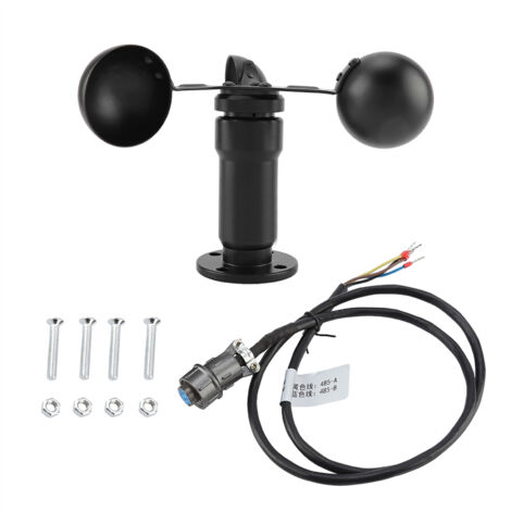 Eosnow – Anémomètre capteur de vitesse du vent 0-5V – Alliage aluminium – Précision ±1 m/s – Plage 0-30 m/s – Faible consommation d'énergie (1/5)