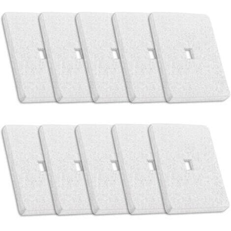 Ede Lot de 10 filtres à air pour bassin compatibles avec les filtres Hiblow HP 60 et HP 80