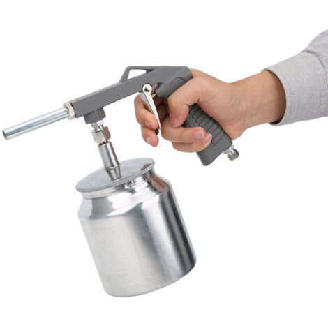 BUNTHAUS Pistolet à peinture pneumatique PS-6Pression 30‑120 psiPour automobile et mursPulvérisation haute performance (1/5)