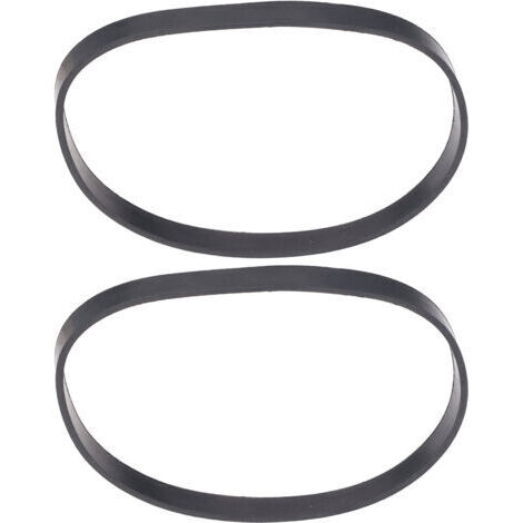 BUNTHAUS Lot de 2 pneus de scie à ruban en caoutchouc noir de rechange, largeur 13 mm, épaisseur 3 mm, pour roue de travail du bois de 8 pouces. (1/5)