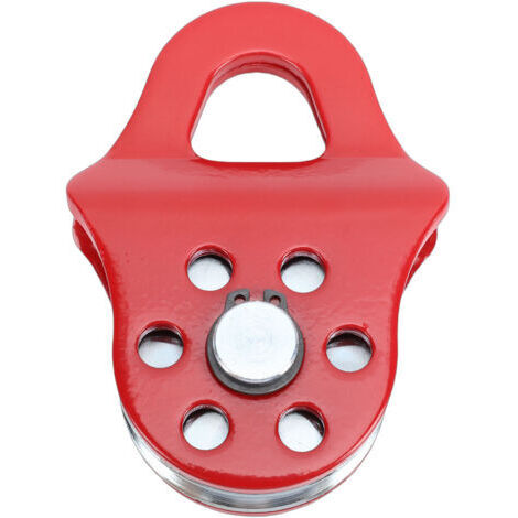 BUNTHAUS Bloc d'arrachage de treuil de récupération robuste de 3 tonnes, capacité de 6613,87 lb, poulie de remorquage pour camion tracteur ATV UTV rouge (1/5)