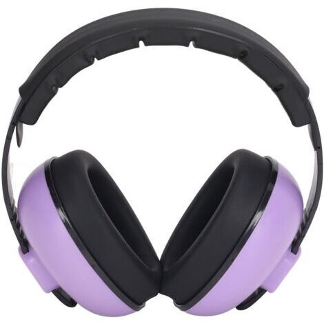 BUNTHAUS Casque Anti-Bruit Réducteur de Bruit (NRR 31dB) - Protection Auditive Confortable et Pliable - Couleur Violette (1/5)