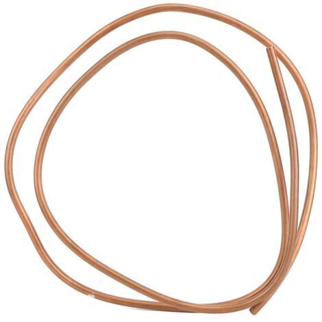 BUNTHAUS Bobine flexible en tube de cuivre C1100 T2 de 2 m, adaptée aux climatiseurs et réfrigérateurs, diamètre extérieur 8 mm / diamètre intérieur 6 mm (1/5)
