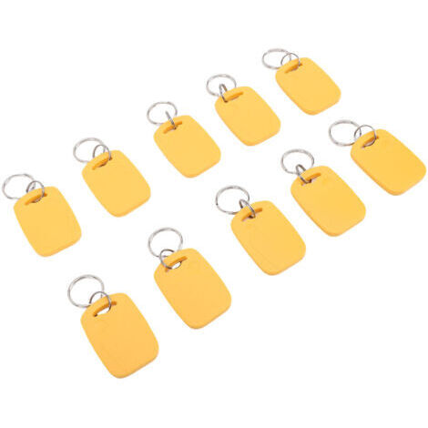 BUNTHAUS Lot de 10 cartes d'identification IC lisibles et inscriptibles, porte-clés multifonctions à double fréquence pour zones résidentielles, parkings, entreprises et centres commerciaux. (1/5)