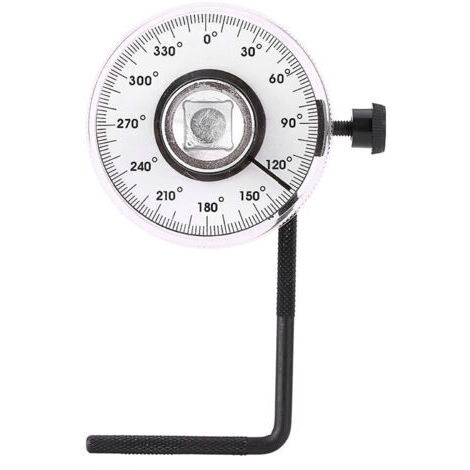 BUNTHAUS Clé de torsion à angle réglable de 1/2 pouce, outil de mesure pour voiture, angle de 360 degrés (1/5)