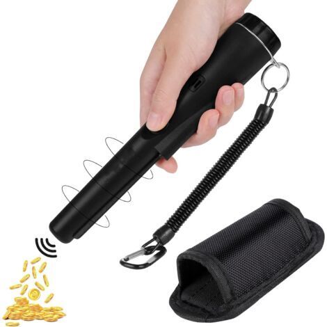 BUNTHAUS Détecteur de métaux portable professionnel pour la chasse aux trésors d'or, outil de découverte pour enfants et adultes, noir (1/5)