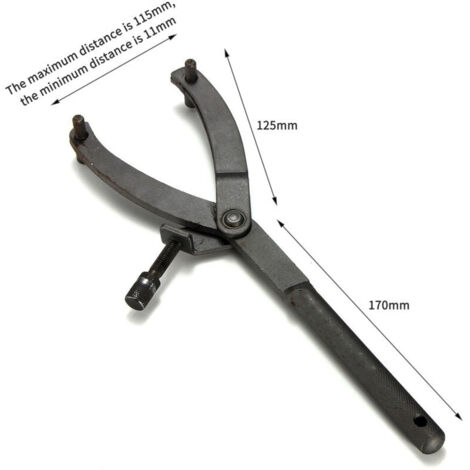 Clé à Molette Professionnelle + Extracteur Magnéto – Kit Réparation Poulie Courroie Moto (Support Verrouillage Inclus) – Outil Mécanique Durable (1/4)