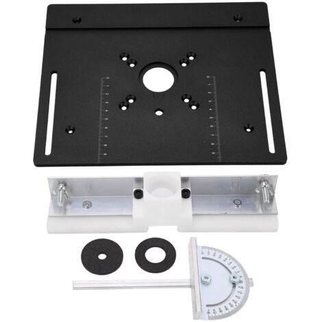 Eosnow Plaque de base en aluminium pour toupie métallique, pour scie circulaire à table (1/5)