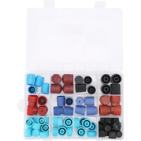 Eosnow Bouchons de noyau de Valve de climatisation, 77 pièces, remplacement du système A/C, accessoire de réparation pour voiture (1/5)