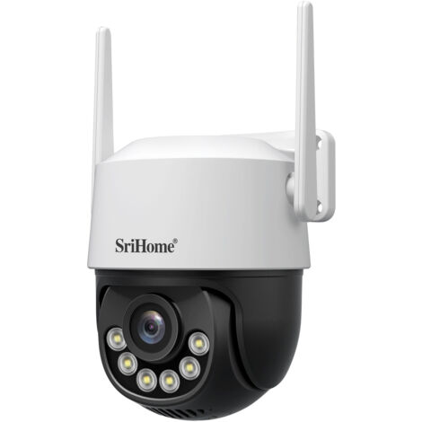 Bleosan – Caméra de surveillance 4K 8MP WiFi – Vision nocturne – Détection de mouvement – Audio bidirectionnel – Rotation 360° (1/5)