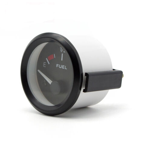 Sollbry Jauge de carburant jauge d'instrument de voiture jauge de carburant 2 pouces 52 mm (1/5)
