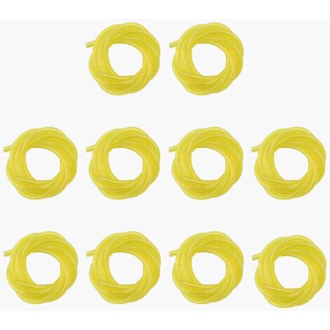 Sollbry Tuyau Durite d'Essence, 10 Lot de 1 Mètres Tuyau Carburant (Diamètre 2,5mm x 5mm) pour Debroussailleuse Souffleur Coupe-bordure Tronçonneuse pour Husqvarna Weedeater Poulan Craftsman (1/5)