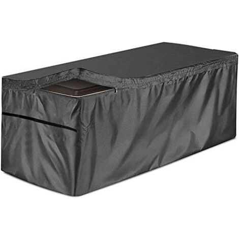 Sollbry – Housse de protection pour coffre de rangement 130 x 60 x 71 cm – Tissu Oxford imperméable – Résistante aux UV et aux déchirures – Sangles de sécurité (1/5)