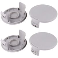 Lot de 4 capuchons de rechange pour bobine de débroussailleuse, compatibles avec les débroussailleuses sans fil Ryobi One+ AC14RL3A et Ryobi AC14HCA One+