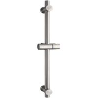 BUNTHAUS Barre de douche en acier inoxydable 304 – Hauteur réglable 660 mm – Rotation 360° – Finition brossée résistante à la corrosion