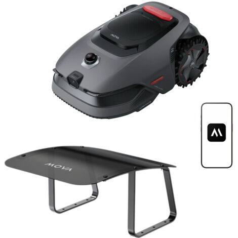 MOVA LiDAX Ultra 800 Kit – Robot tagliaerba per superfici 500–800 m², LiDAR 3D AI 360°, mappatura automatica, taglio dei bordi, garage incluso