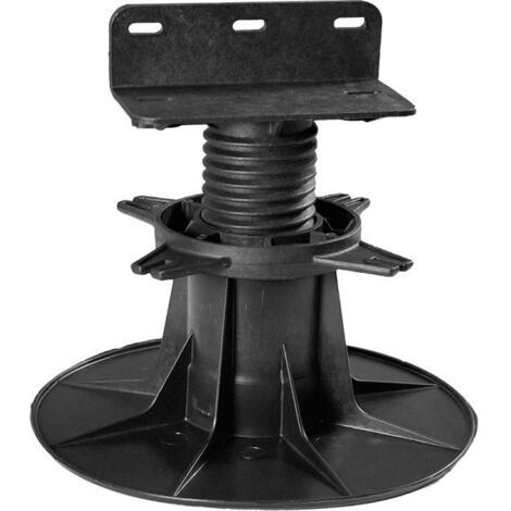 Plot réglable pour terrasse bois 105 à 170 mm – Charge jusqu'à 1000 kg – Fabrication française – Installation rapide – Verindal