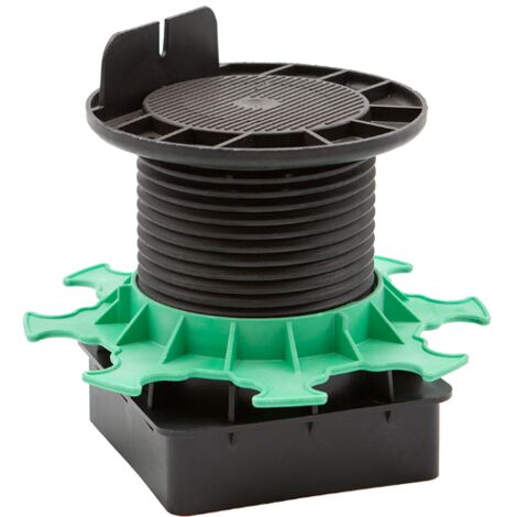 Plot terrasse réglable pour pieu métallique 43/138 mm Elevo - JOUPLAST - Carton de 30 pièces