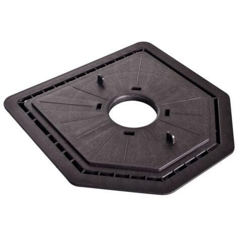 Jouplast – Plaque à dalle cleman 218 mm x 218 mm – Pour pose terrasse carrelage, pierre et béton – Compatible avec produits CLEMAN