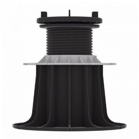 Jouplast – Plot autonivelant pour terrasse – Hauteur 155 à 245 mm – Charge jusqu'à 1 tonne – Résistant aux agents atmosphériques