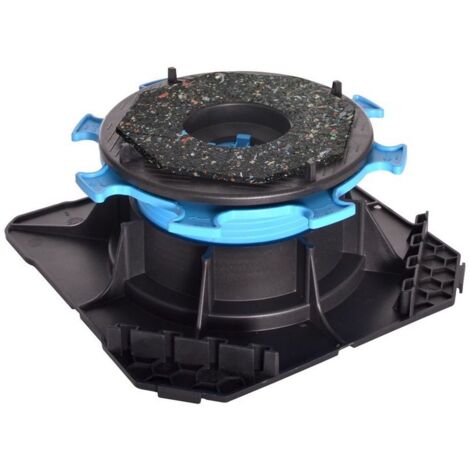 Jouplast – Plot réglable pour terrasse 55 à 80 mm – Polypropylène recyclé – Charge jusqu'à 1 T – Carton de 20 pièces