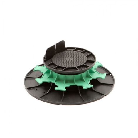 Jouplast – Plot réglable pour terrasse bois 50 à 80 mm – Polypropylène recyclé – Installation rapide sans fixation – Pour lambourdes en bois ou composite