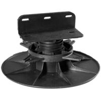 Plot réglable pour terrasse bois et composite – Hauteur 55 à 75 mm – Résistant jusqu'à 1000 kg – Installation rapide sur lambourdes – Verindal