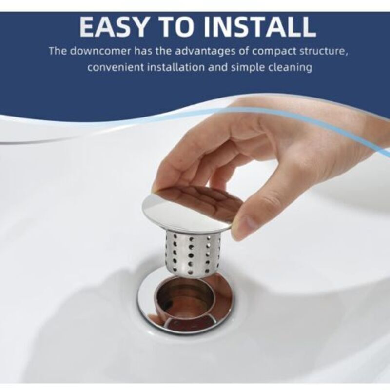 SLTAXAR Drain de Douche en Acier Inoxydable Attrape Cheveux Douche