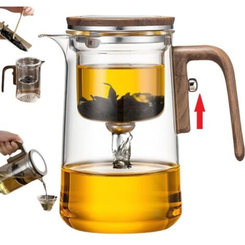 Théière en Verre Résistant à la Chaleur BANISIGA - 1500ml, Passoire Amovible + Réchaud Inclus, Conservation de la Chaleur Prolongée, Lavable au Lave-vaisselle Théière en Verre Résistant à la Chaleur BANISIGA - 1500ml, Passoire Amovible + Réchaud Inclus, Conservation de la Chaleur Prolongée, Lavable au Lave-vaisselle