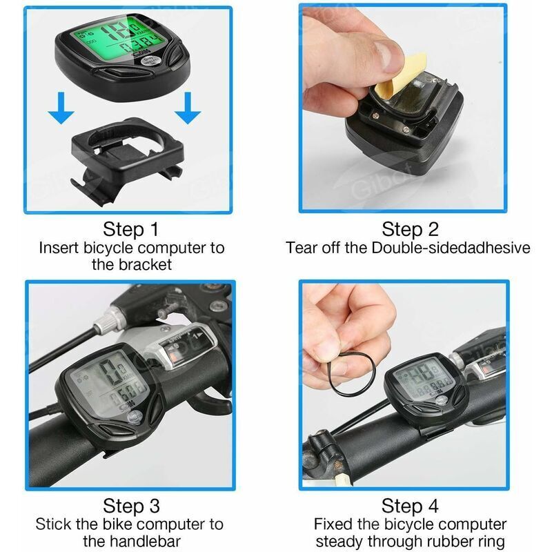 Compteur De Vitesse Pour Vélo électrique - Étanche - Noir - 5,95 X 9,5 Cm