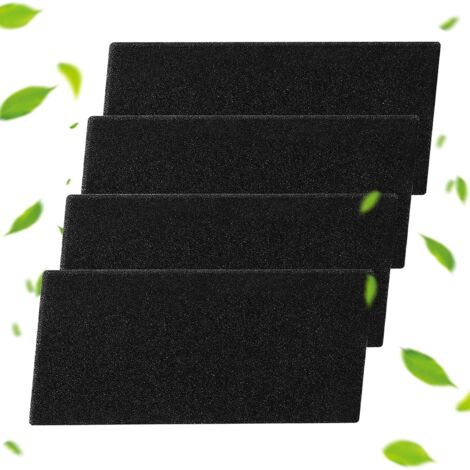 Lot de 4 filtres compatibles avec sèche-linge Whirlpool Bauknecht Ignis - 481010354757 - 220 x 110 mm - Filtre en mousse (1/5)