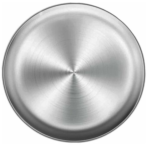 Serbia – Plat à pizza en acier inoxydable 26 cm – Résistant à la rouille – Compatible four et lave-vaisselle – Pour cuisson uniforme et croustillante (1/4)