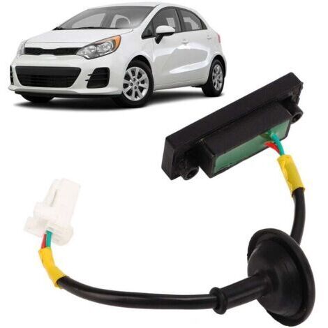 Bouton de Déverrouillage du Coffre de Hayon ABS Anti-rayures 81260-1W220 de Remplacement pour Kia Picanto TB 2011-2017, pour Kia Rio Mk3 2011-2017