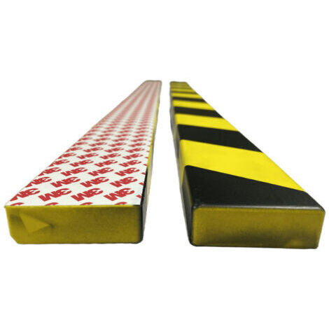 Mousse de protection pour porte de garage - Protection des murs et des angles - Adhésif - Facile à découper - Version améliorée (type plat 100 x 6 x 2 cm)