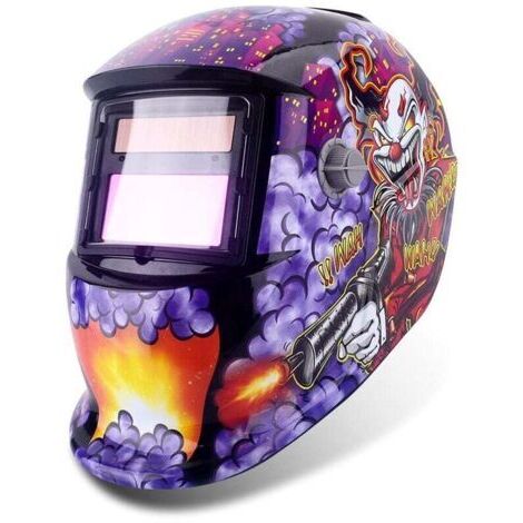 SNQ – Masque de soudure automatique – Lentille solaire 100x90mm – Protection UV 15 – Conception ergonomique – Allumage automatique