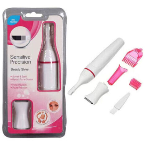 Debuns – Tondeuse électrique 4 en 1 pour femme – Utilisation humide et sèche – Têtes amovibles et lavables – Conception ergonomique - NEZ 4 EN