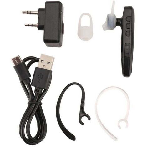 Talkie-Walkie Sans Fil Bluetooth PTT Casque éCouteur Mains Prise K pour Adaptateur de Microphone (1/4)