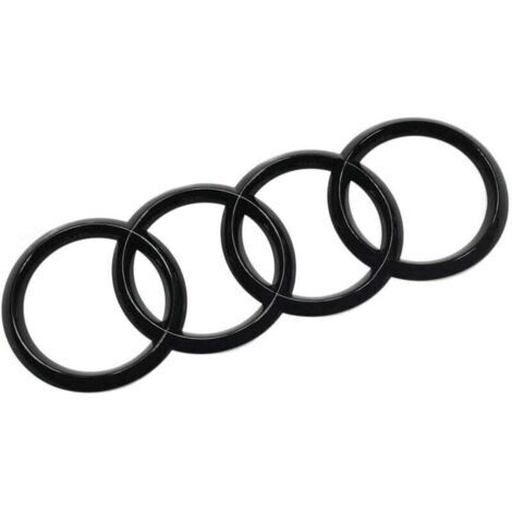 Audi 8W9071802 Anneaux Black Edition Emblème Blackline Logo Noir